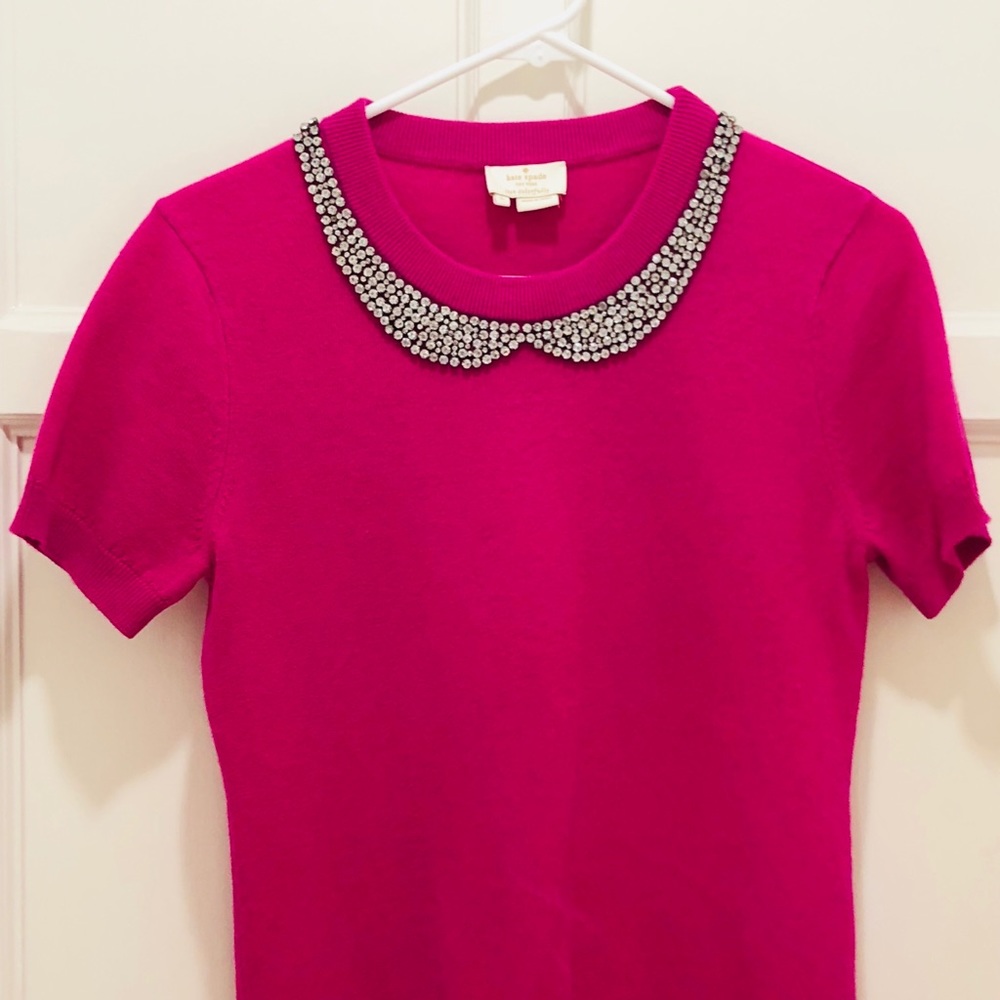 Kate Spade New York Dark Pink Small Sweater